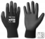 Rękawice ochronne PURE BLACK poliuretan, rozmiar 10