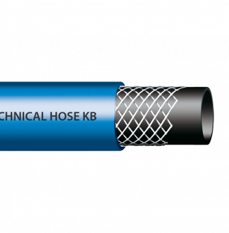 Wąż techniczny zbrojony KB (BLUE) - warsztatowy, 13mm